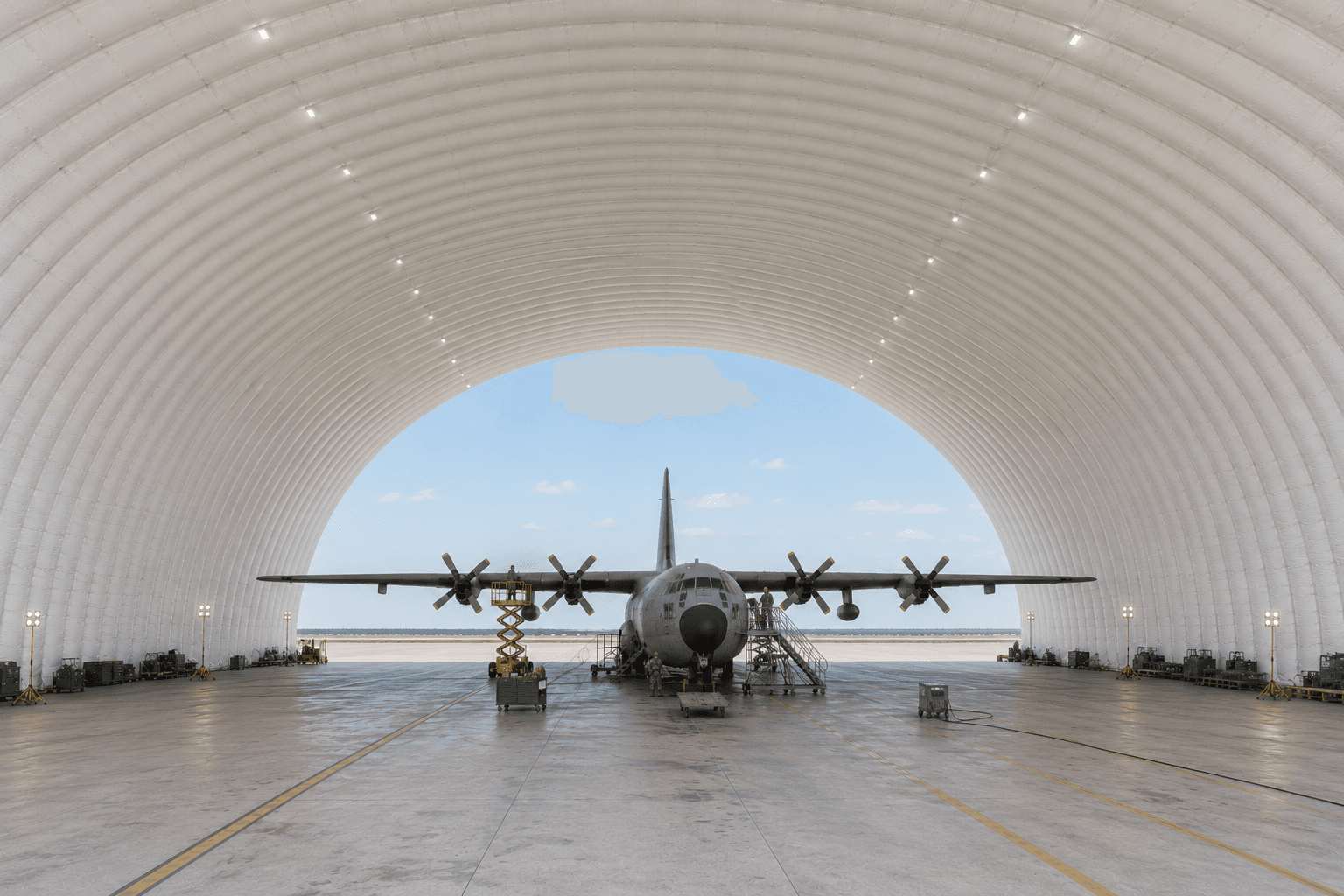 TBO ARCON rapid-deployment hangar