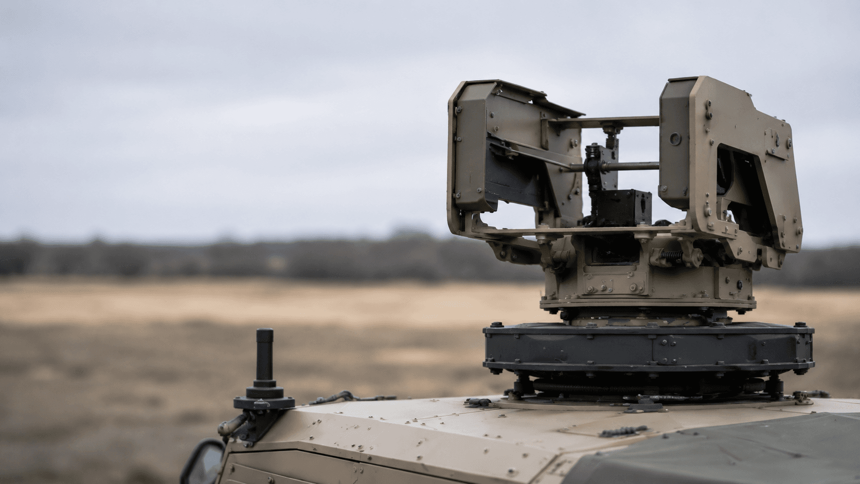 TBO-manufactured weapon mount and defense hardware