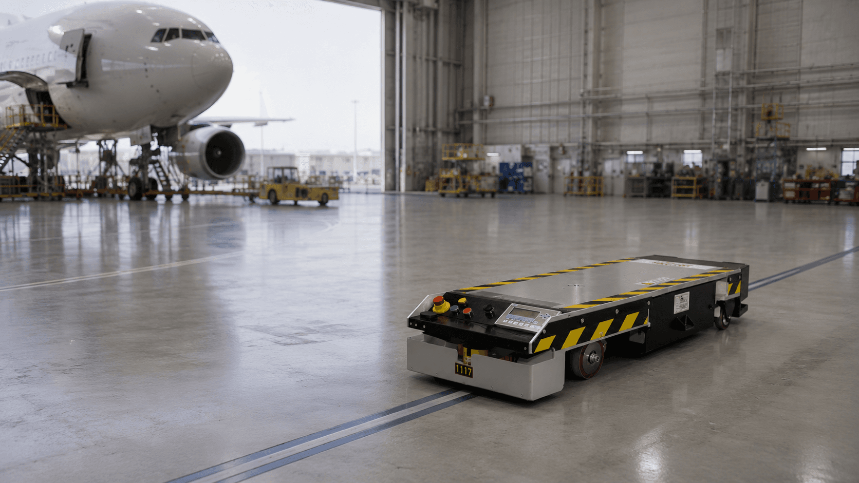 TBO AGV platform in intralogistics operation