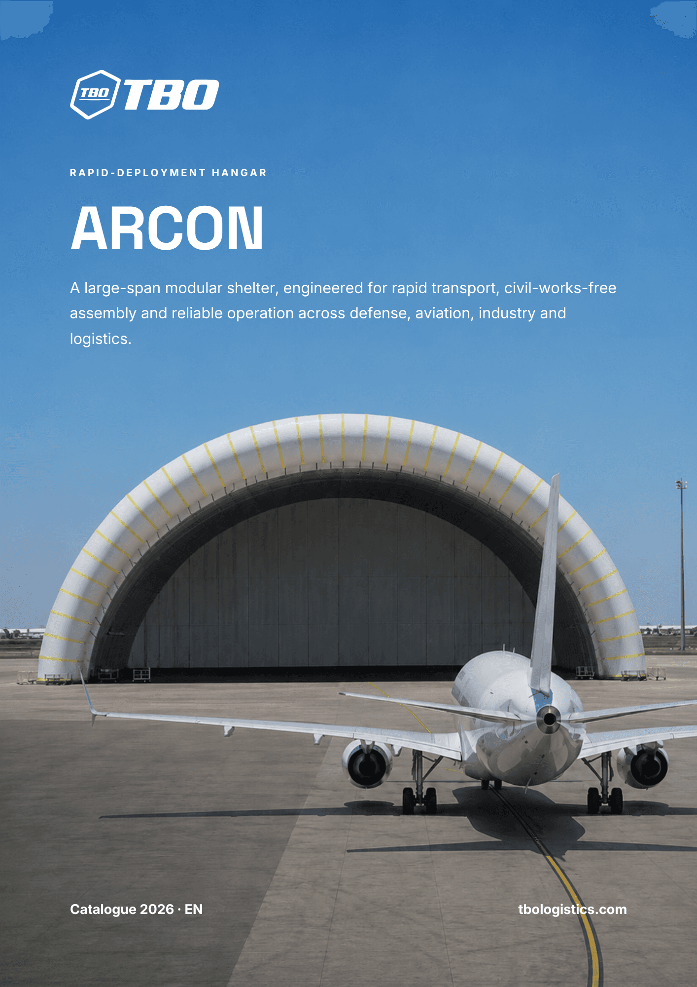 ARCON Rapid-Deployment Hangar catalogue cover